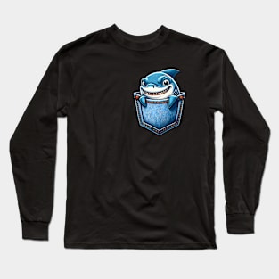 shark pocket Long Sleeve T-Shirt